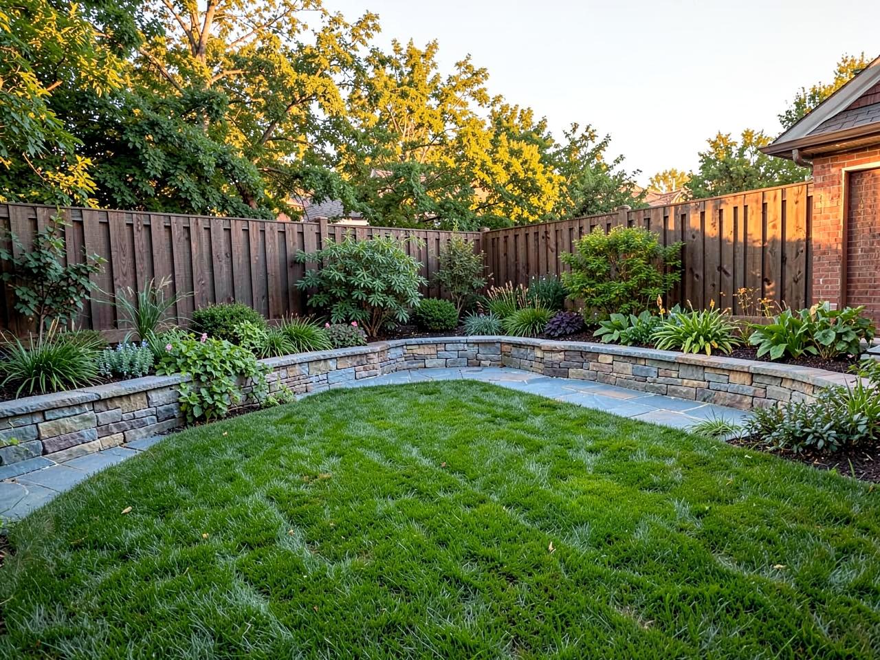 The same backyard after the Bluestone transformation